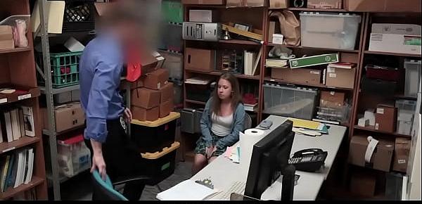  Shoplyfter Patted Down and Fucked By Officer